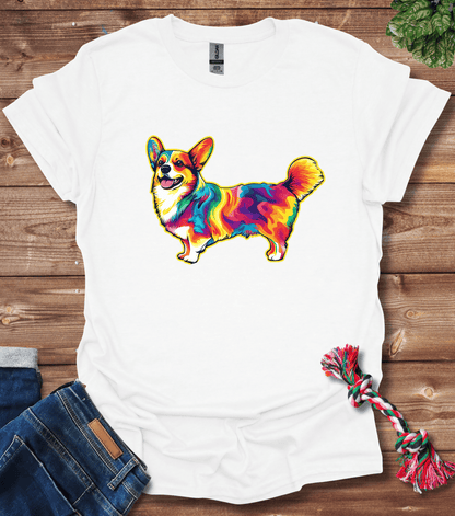Corgi Tie Dye T-Shirt