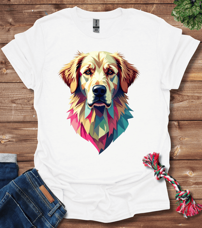 Neon Golden - Golden Retriever T-Shirt