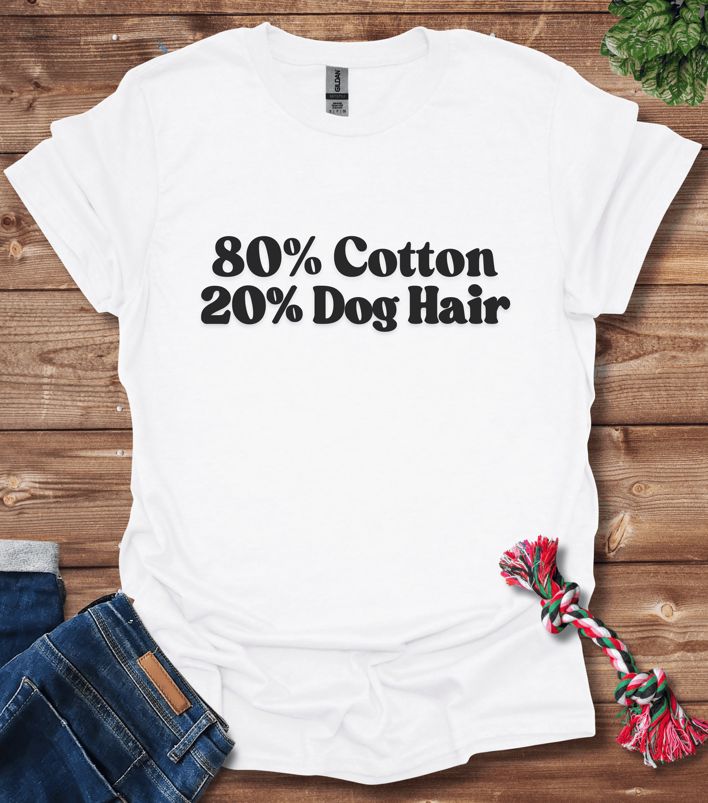 80% Cotton 20% Dog Hair T-Shirt