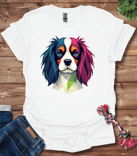 Geometric Spaniel T-Shirt