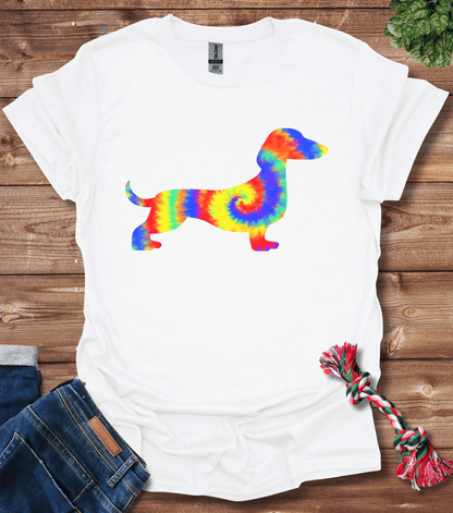 Dachshund Tie Dye T-Shirt