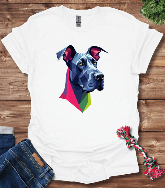 Geometric Great Dane T-Shirt