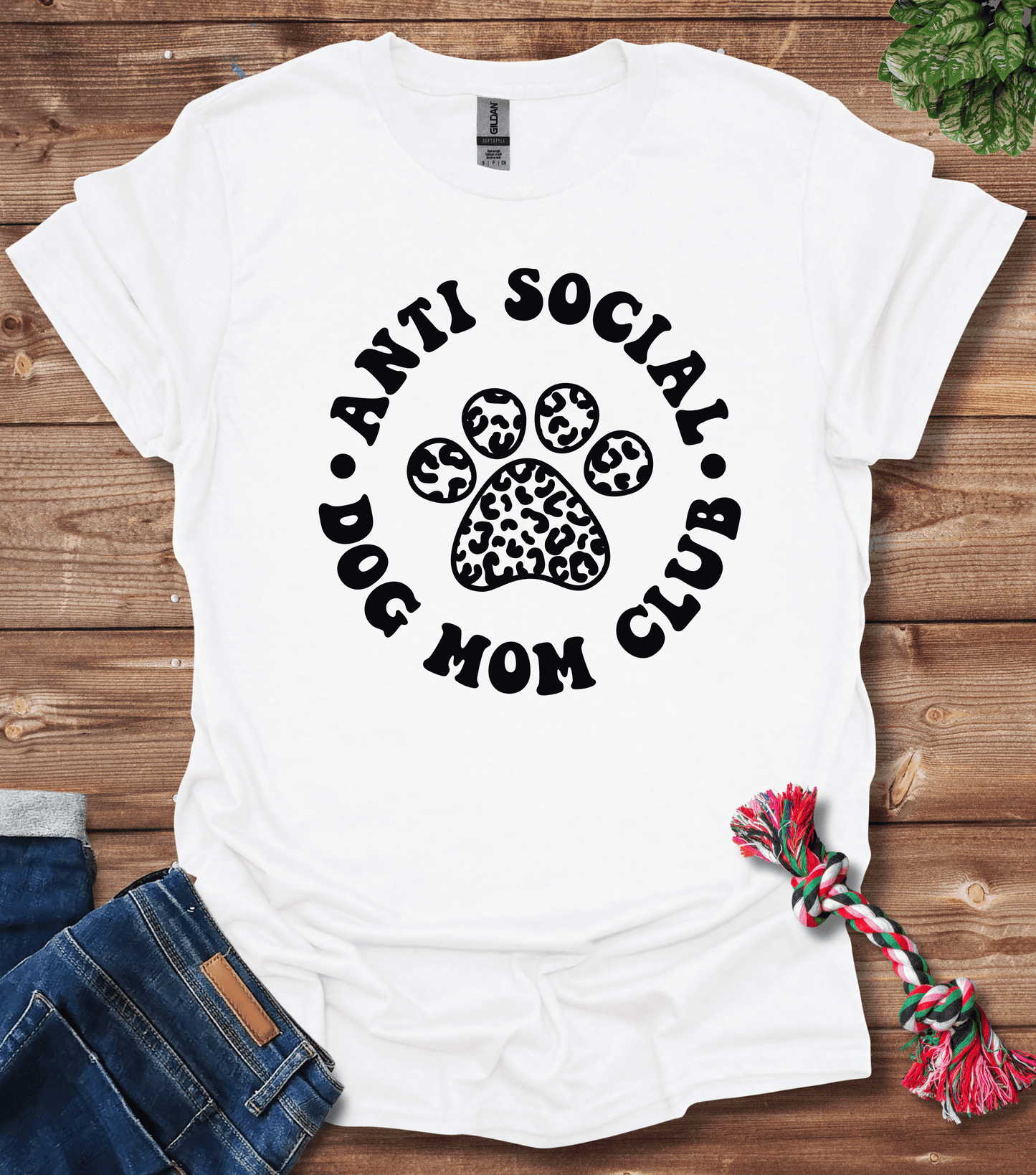 Anti Social Dog Mom Club T-Shirt