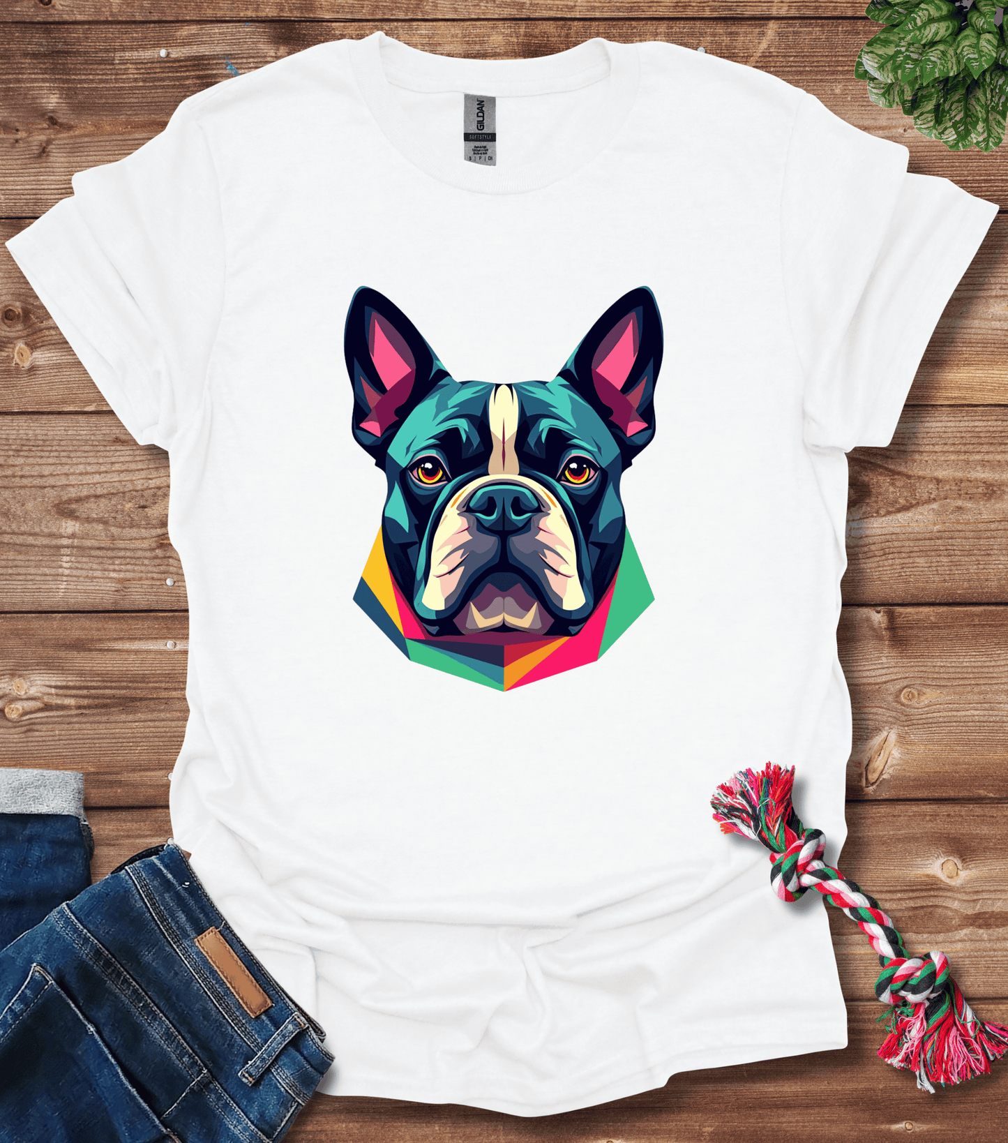 Neon Bulldog T-Shirt