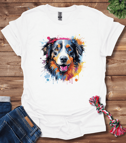 Color Splash Dog - Fourth T-Shirt